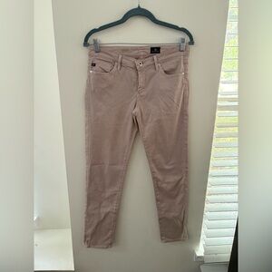 AG Adriano Goldschmied Women's Cropped Jeans in Tan